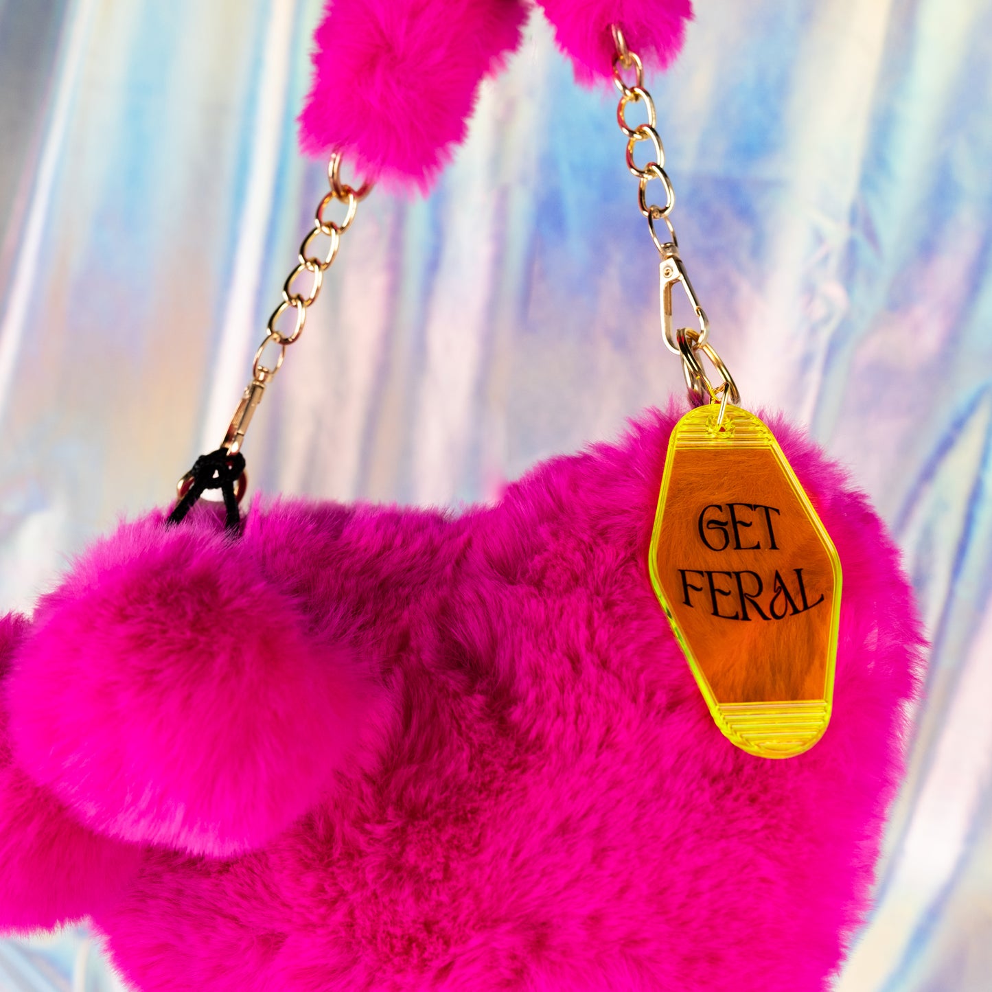 Y2K Floofy Heart Bag