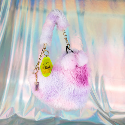 Y2K Floofy Heart Bag