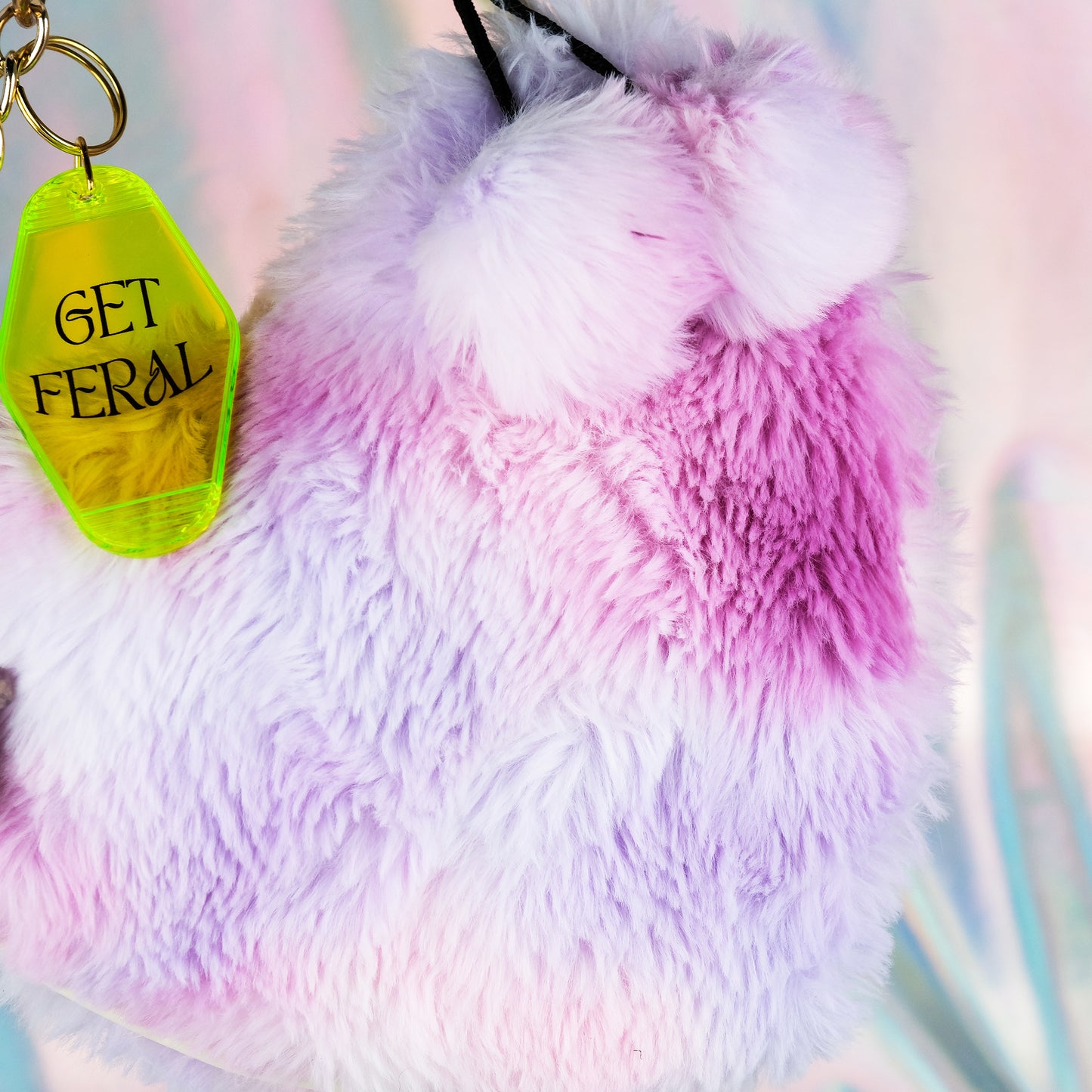 Y2K Floofy Heart Bag
