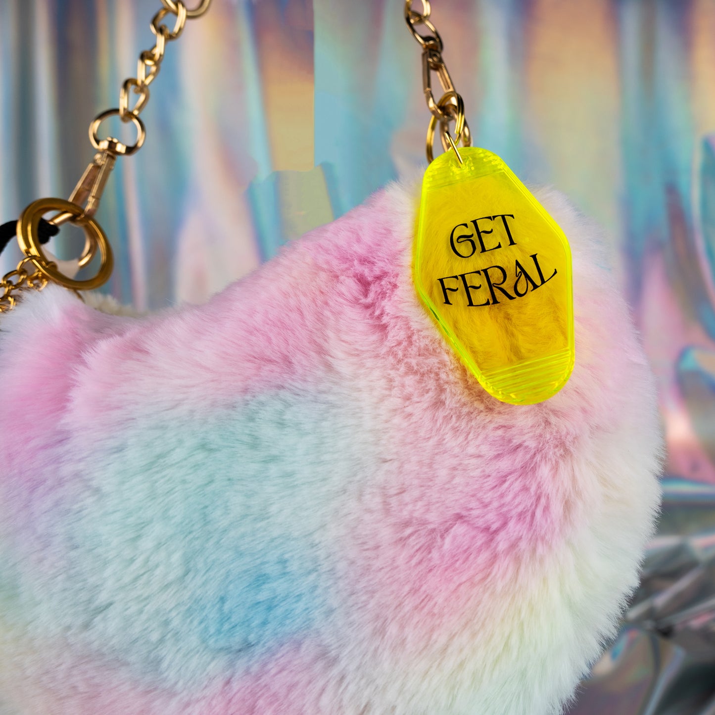 Y2K Floofy Heart Bag